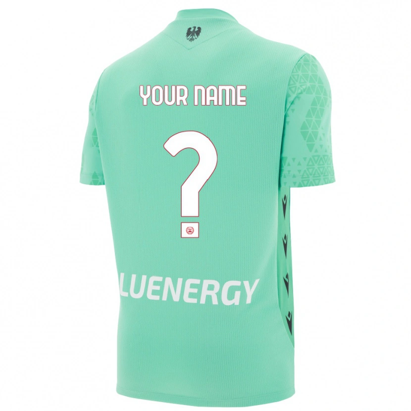 Danxen Kinderen Udinese Calcio Aquamarijn Zwart Keepersshirt 2025/26 T-Shirt België