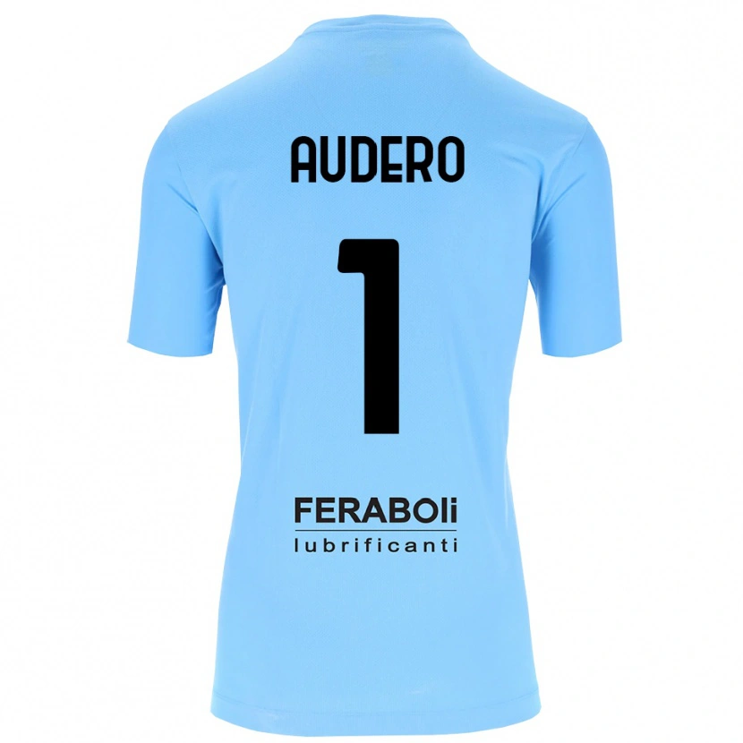 Danxen Kinderen Emil Audero #1 Hemelsblauw Zwart Keepersshirt 2025/26 T-Shirt België