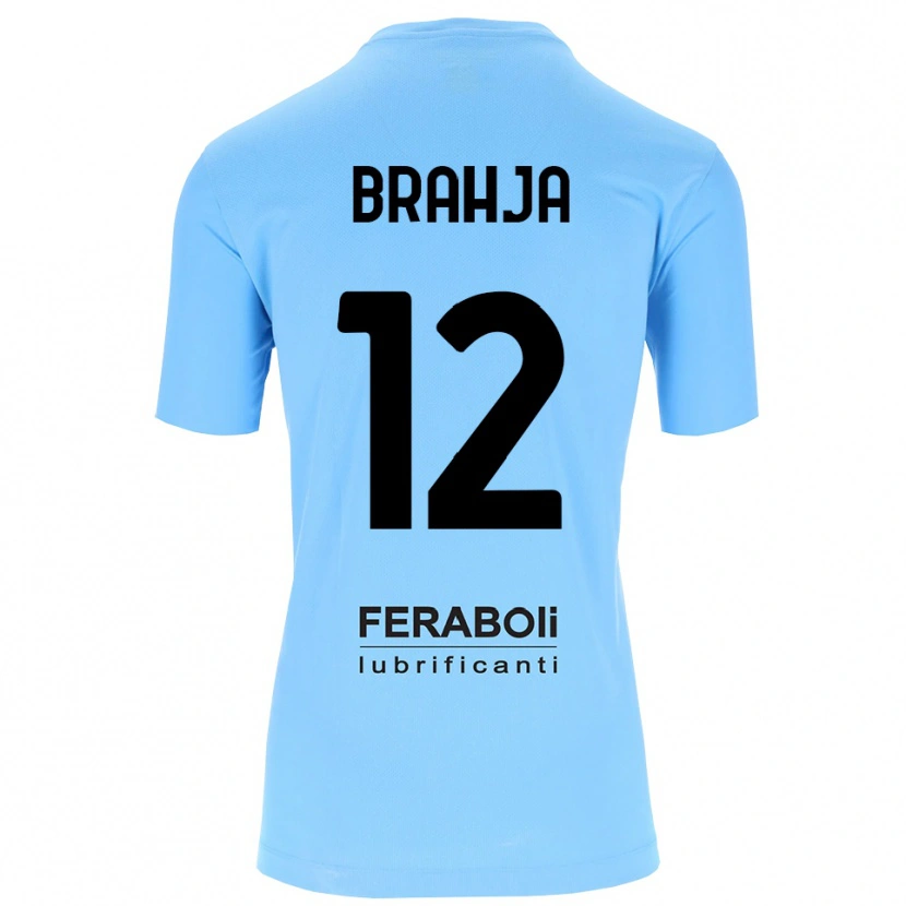 Danxen Kinderen Thomas Brahja #12 Hemelsblauw Zwart Keepersshirt 2025/26 T-Shirt België