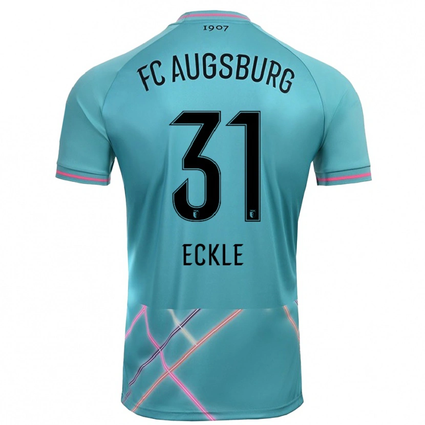 Danxen Kinderen Philipp Eckle #31 Licht Zeegroen Keepersshirt 2025/26 T-Shirt België