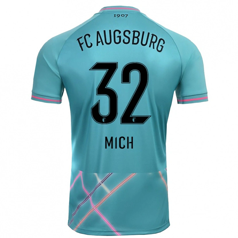 Danxen Kinderen Fabian Mich #32 Licht Zeegroen Keepersshirt 2025/26 T-Shirt België
