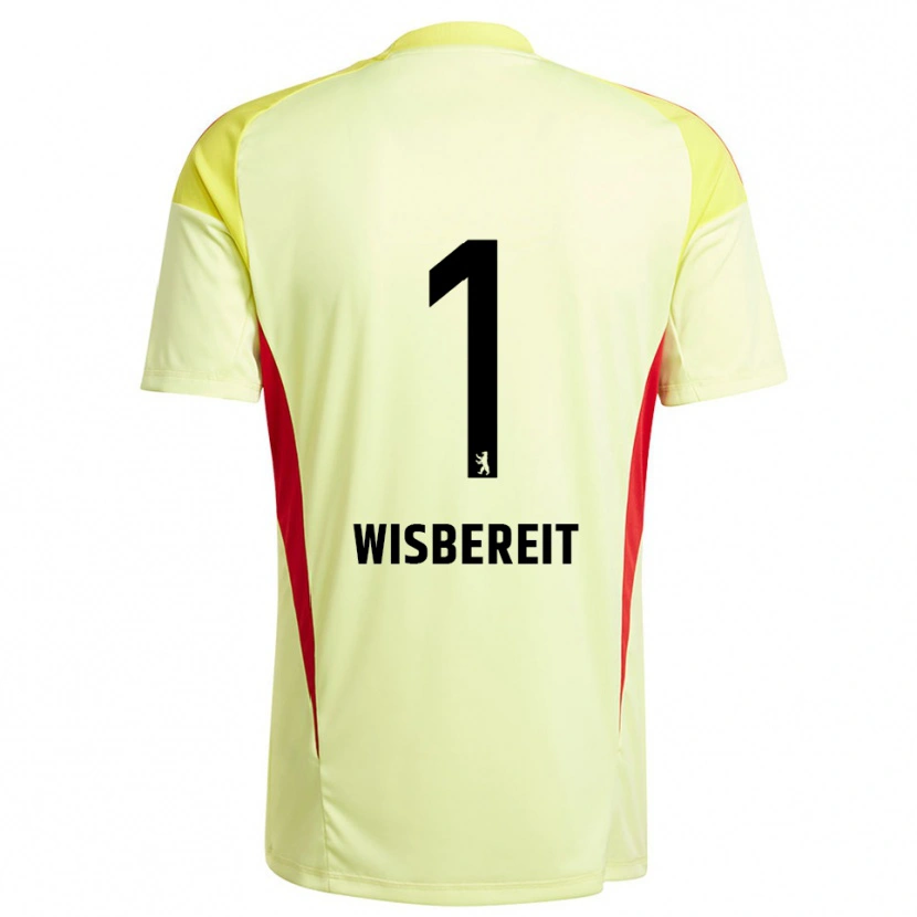 Danxen Kinderen Tom Wisbereit #1 Licht Geel Zwart Keepersshirt 2025/26 T-Shirt België