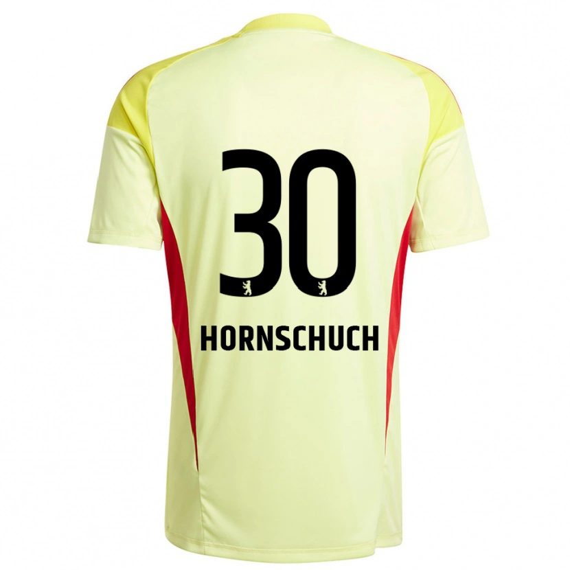 Danxen Kinderen Sarah Hornschuch #30 Licht Geel Zwart Keepersshirt 2025/26 T-Shirt België