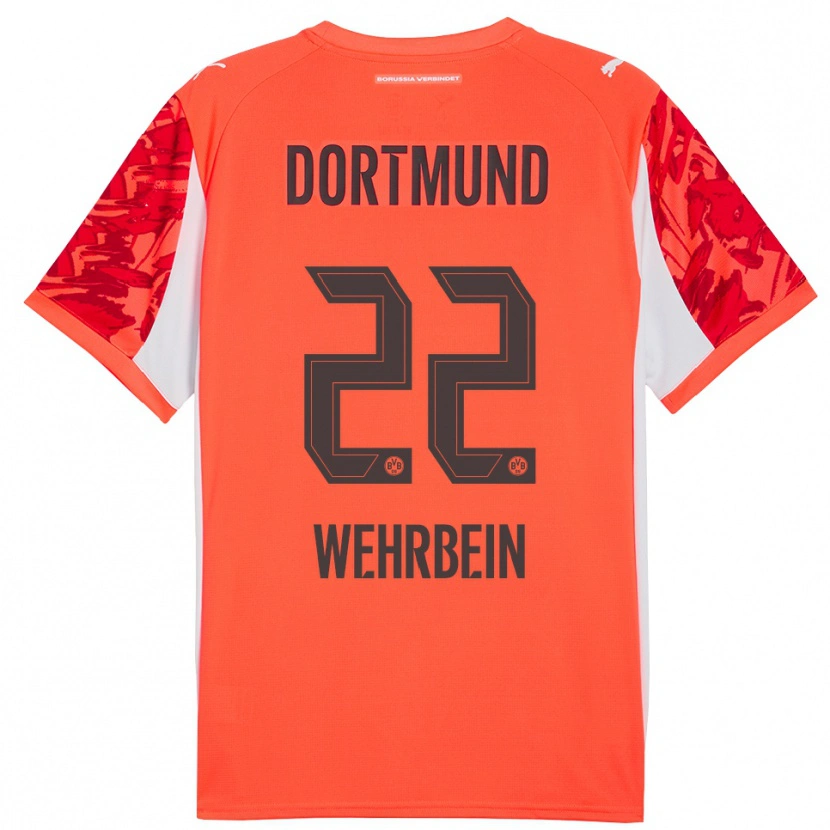 Danxen Kinderen Jan-Mattis Wehrbein #22 Rood Oranje Keepersshirt 2025/26 T-Shirt België