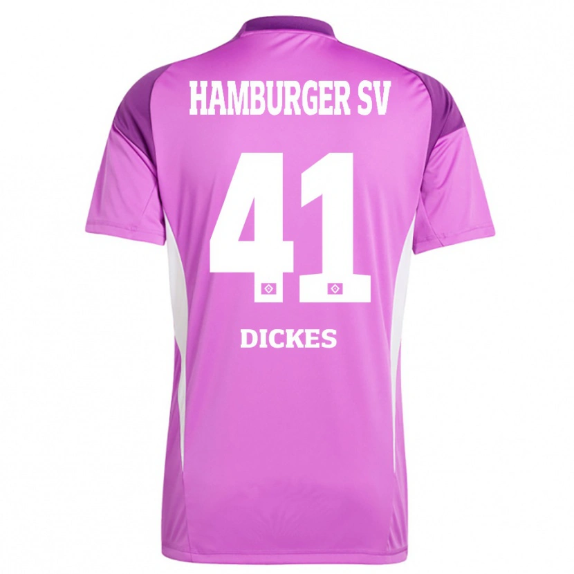 Danxen Kinderen Fernando Dickes #41 Lila Wit Paars Keepersshirt 2025/26 T-Shirt België