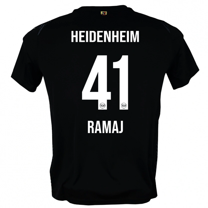 Danxen Kinderen Diant Ramaj #41 Donkergrijs Zwart Keepersshirt 2025/26 T-Shirt België