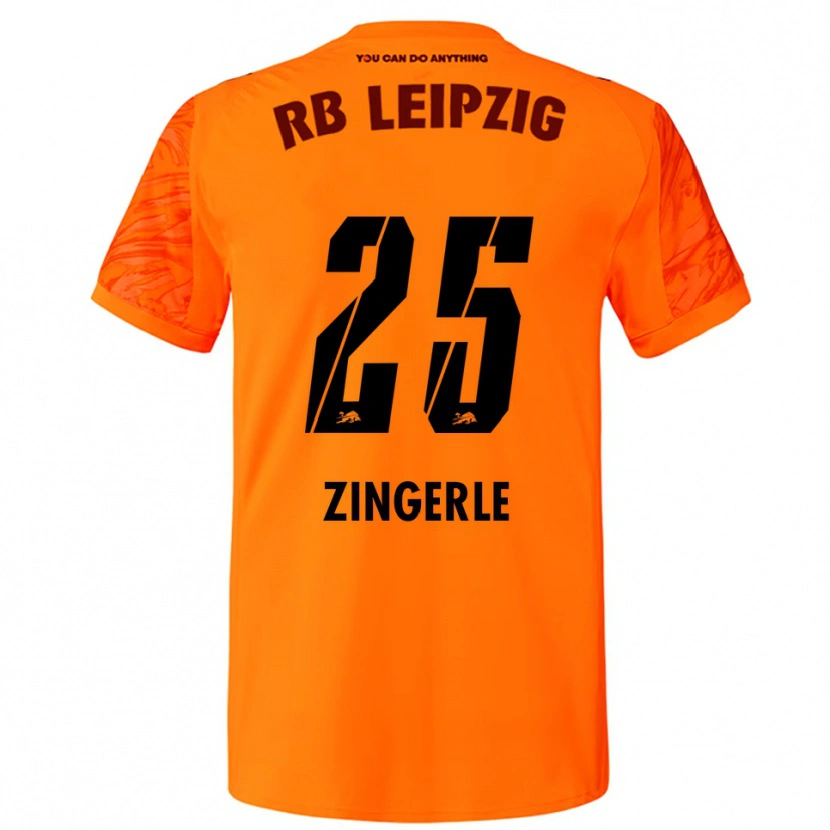 Danxen Kinderen Leopold Zingerle #25 Oranje Rood Keepersshirt 2025/26 T-Shirt België