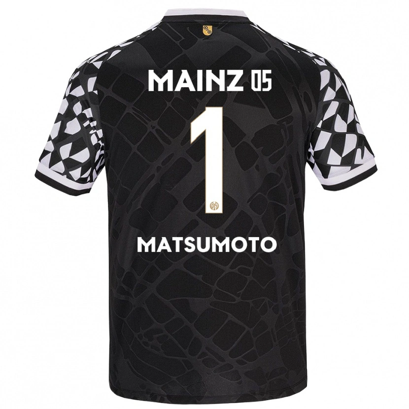 Danxen Kinderen Mamiko Matsumoto #1 Zwart Wit Keepersshirt 2025/26 T-Shirt België