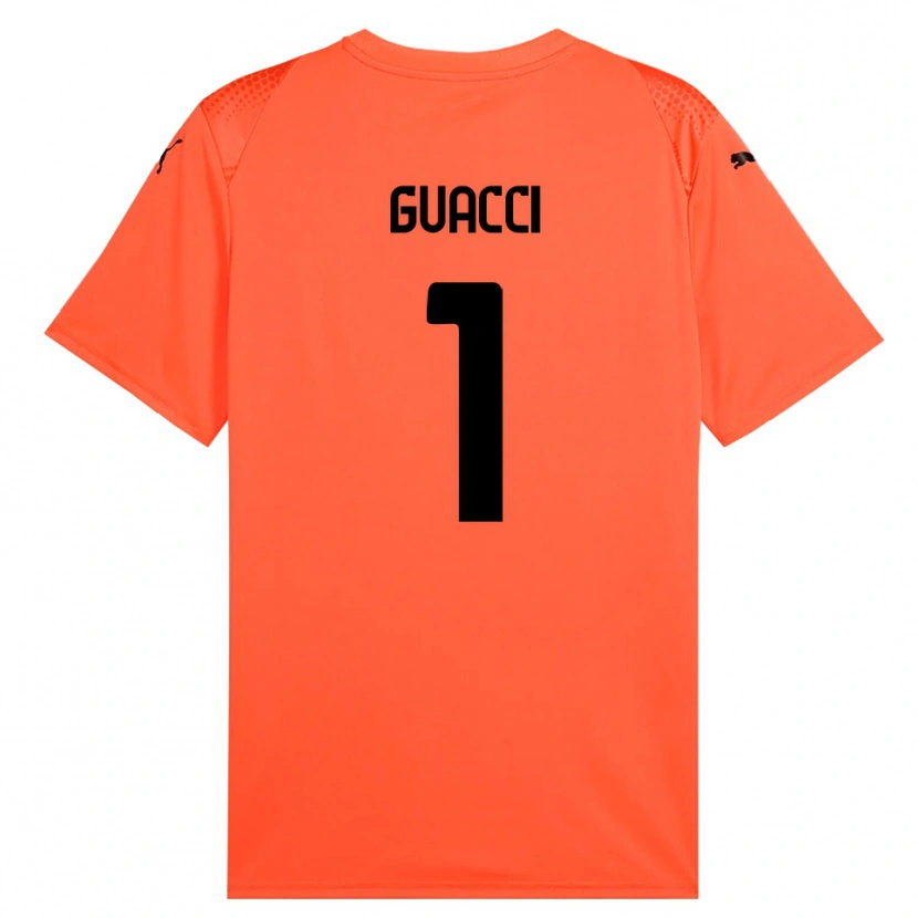 Danxen Kinderen Marco Guacci #1 Oranje Zwart Keepersshirt 2025/26 T-Shirt België