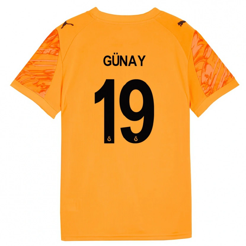 Danxen Kinderen Günay Güvenç #19 Donker Oranje Zwart Keepersshirt 2025/26 T-Shirt België