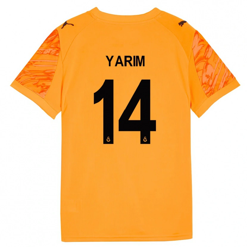 Danxen Kinderen Esra Yarım #14 Donker Oranje Zwart Keepersshirt 2025/26 T-Shirt België