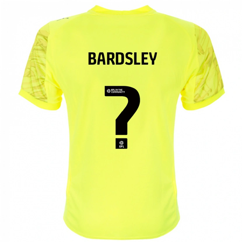 Danxen Kinderen Harvey Bardsley #0 Geel Zwart Keepersshirt 2025/26 T-Shirt België