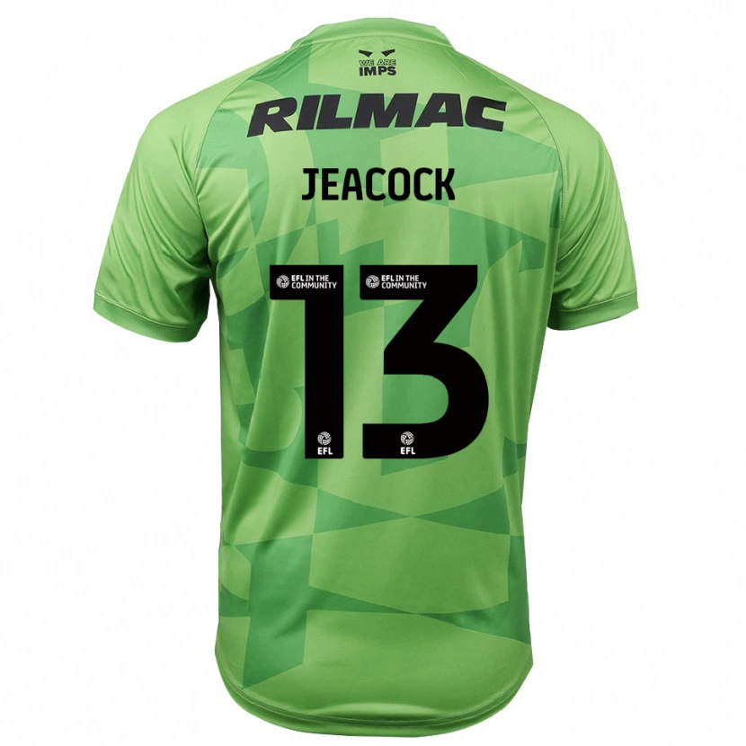 Danxen Kinderen Zach Jeacock #13 Lichtgroen Keepersshirt 2025/26 T-Shirt België