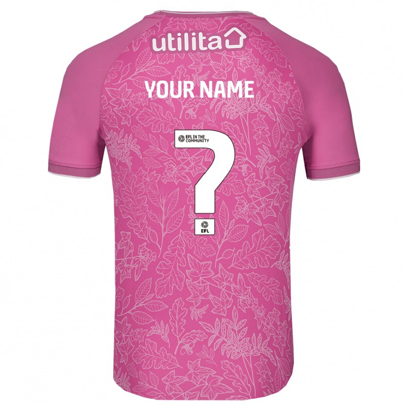 Danxen Kinderen Luton Town Roze Zwart Keepersshirt 2025/26 T-Shirt België