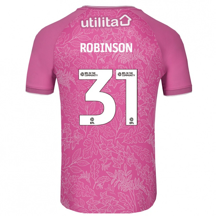 Danxen Kinderen Leah Robinson #31 Roze Zwart Keepersshirt 2025/26 T-Shirt België