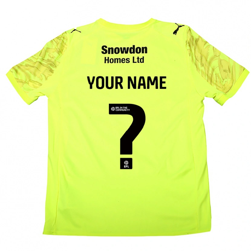 Danxen Kinderen Northampton Town Fluorescerend Groen Keepersshirt 2025/26 T-Shirt België