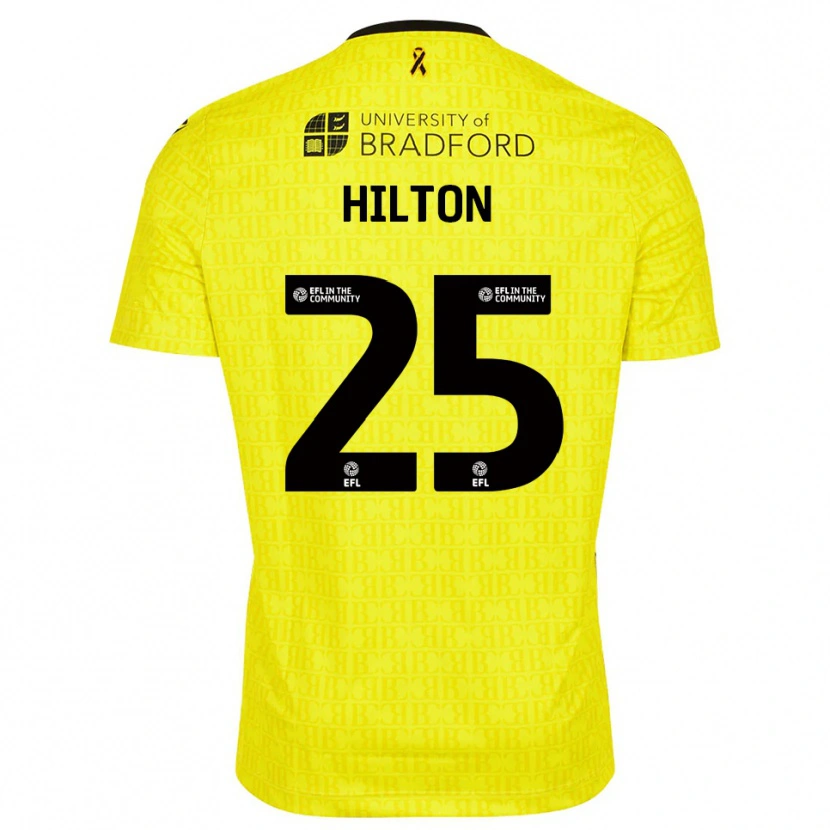 Danxen Kinderen Joe Hilton #25 Geel Zwart Keepersshirt 2025/26 T-Shirt België