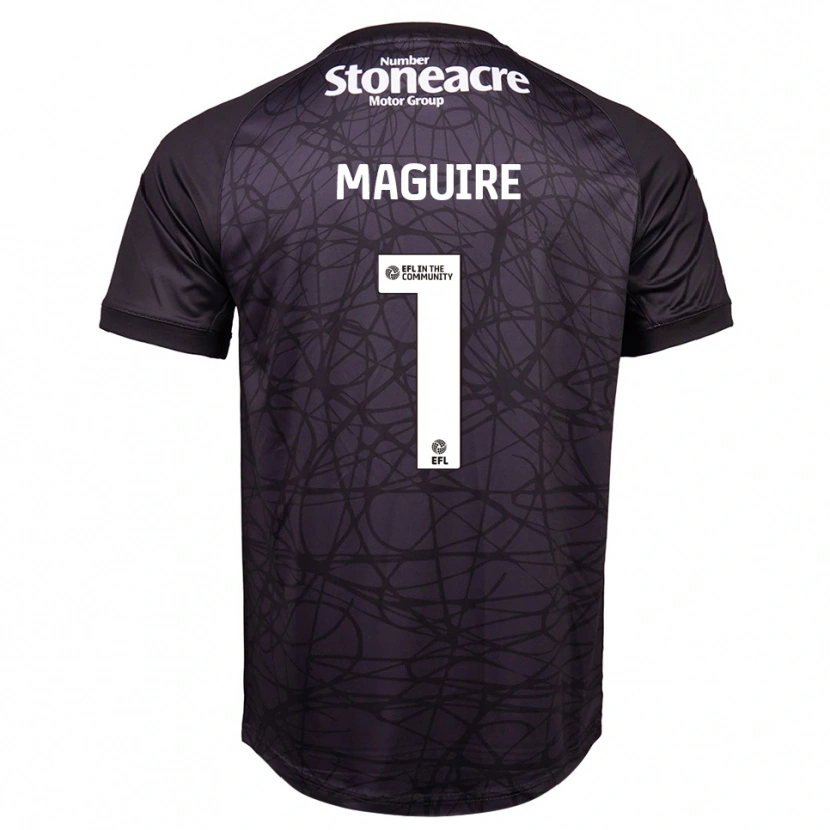 Danxen Kinderen Imogen Maguire #1 Zwart Wit Keepersshirt 2025/26 T-Shirt België