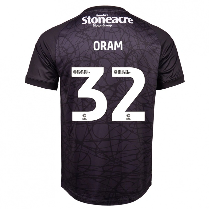 Danxen Kinderen Jake Oram #32 Zwart Wit Keepersshirt 2025/26 T-Shirt België