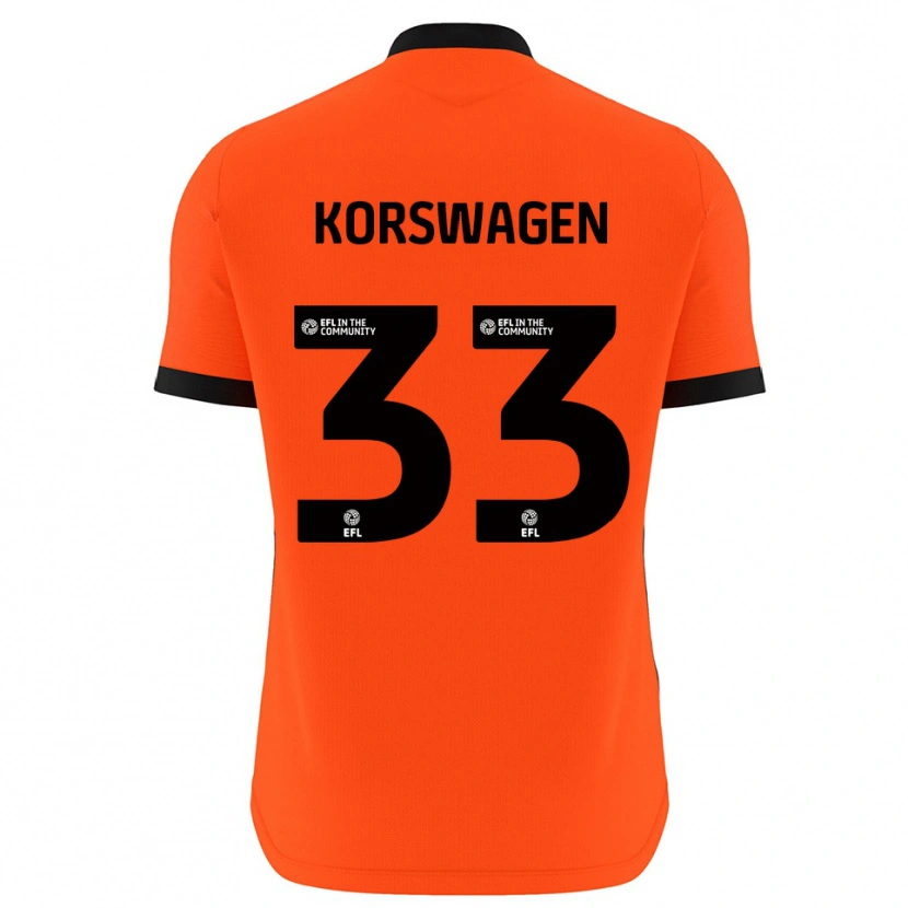 Danxen Kinderen Mattijis Korswagen #33 Rood Zwart Keepersshirt 2025/26 T-Shirt België
