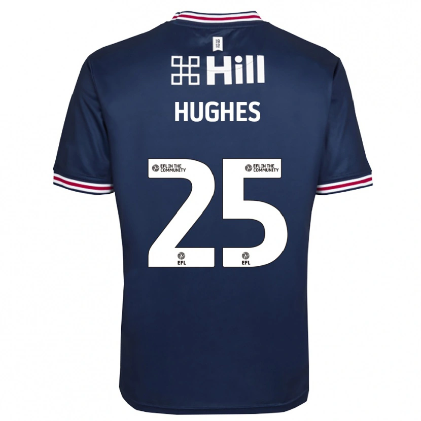 Danxen Kinderen Ben Hughes #25 Koningsblauw Keepersshirt 2025/26 T-Shirt België