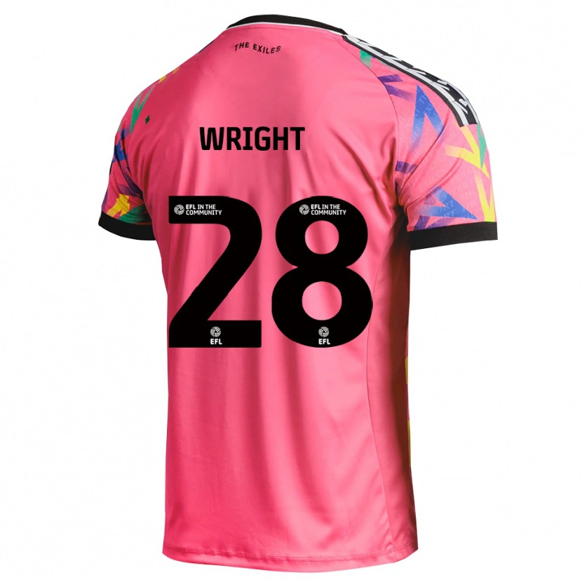 Danxen Kinderen Jordan Wright #28 Magenta Keepersshirt 2025/26 T-Shirt België