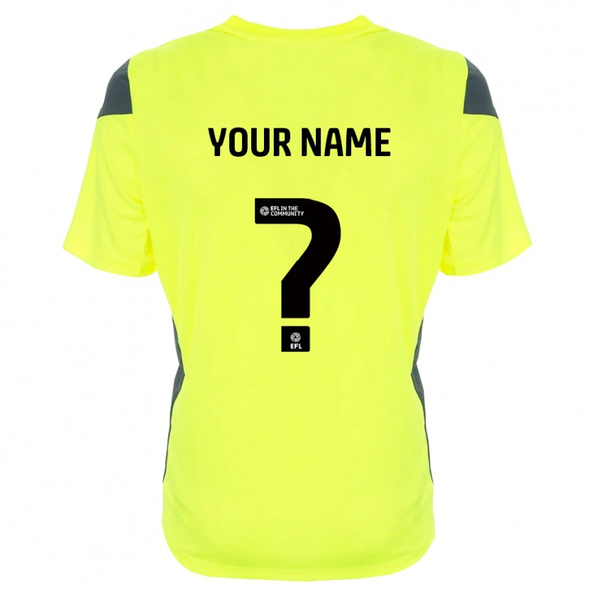 Danxen Kinderen Walsall FC Fluorescerend Groen Zwart Keepersshirt 2025/26 T-Shirt België