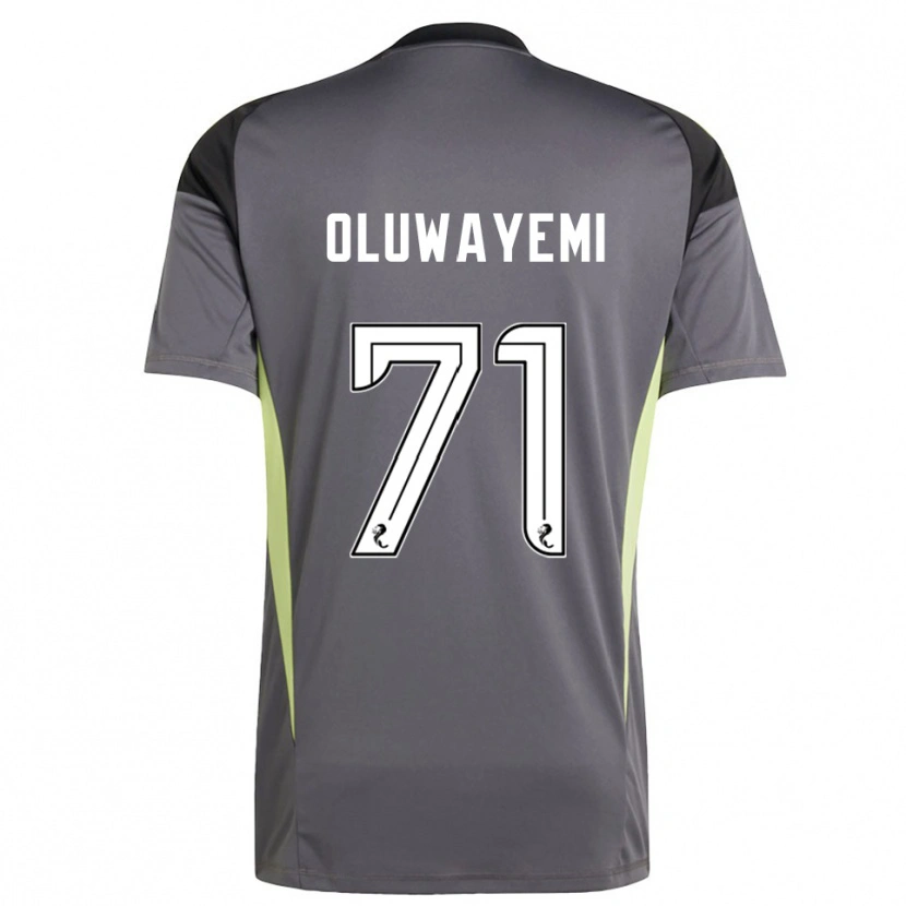 Danxen Kinderen Tobi Oluwayemi #71 Grijs Wit Keepersshirt 2025/26 T-Shirt België