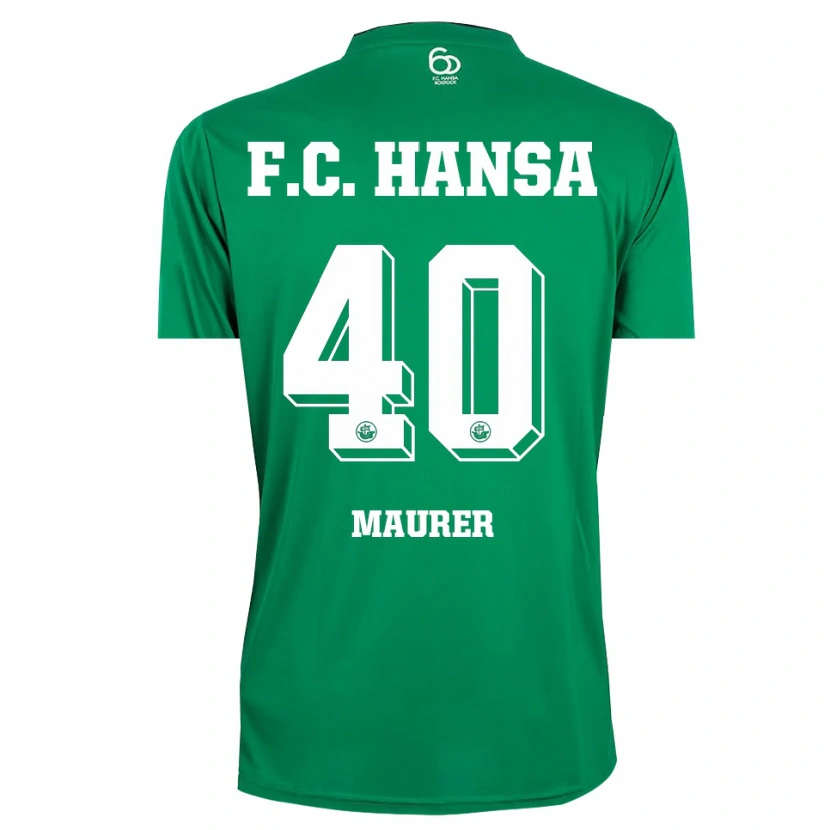 Danxen Kinderen Erik Maurer #40 Donkergroen Wit Keepersshirt 2025/26 T-Shirt België