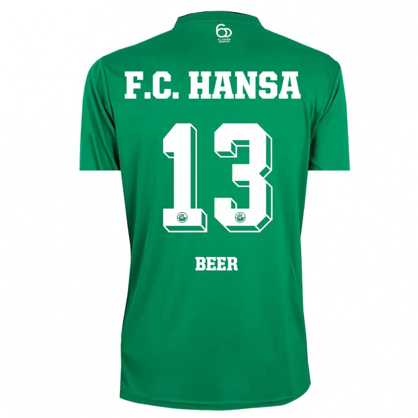Danxen Kinderen Darian Beer #13 Donkergroen Wit Keepersshirt 2025/26 T-Shirt België