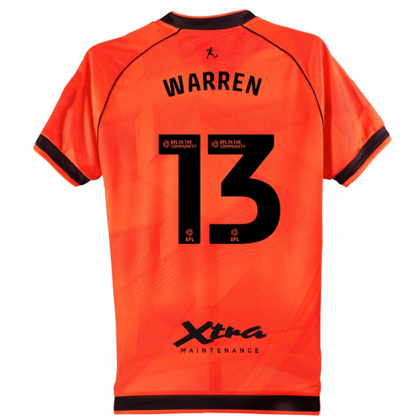 Danxen Kinderen Charlie Warren #13 Oranje Zwart Keepersshirt 2025/26 T-Shirt België