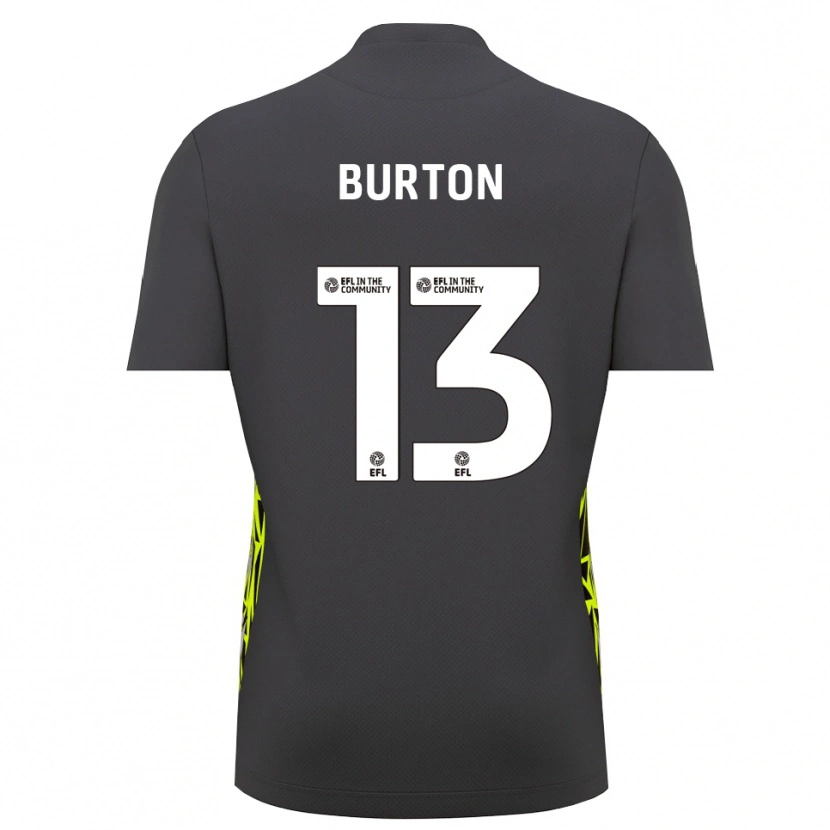 Danxen Kinderen Callum Burton #13 Grijs Bos Groen Keepersshirt 2025/26 T-Shirt België