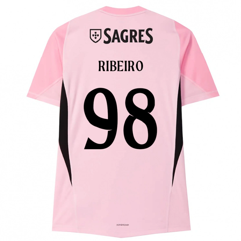 Danxen Kinderen Ricardo Ribeiro #98 Roze Zwart Keepersshirt 2025/26 T-Shirt België