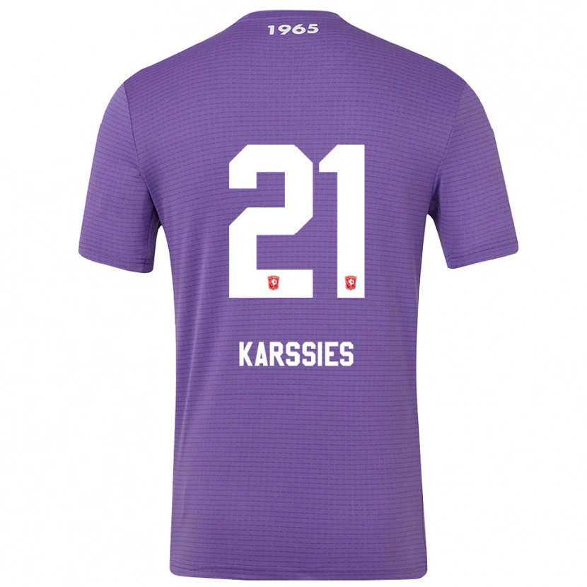 Danxen Kinderen Sam Karssies #21 Medium Paars Keepersshirt 2025/26 T-Shirt België