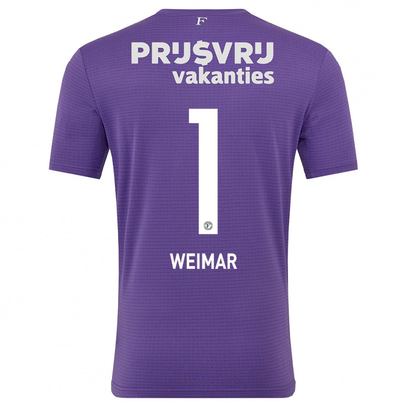 Danxen Kinderen Jacintha Weimar #1 Paars Wit Keepersshirt 2025/26 T-Shirt België