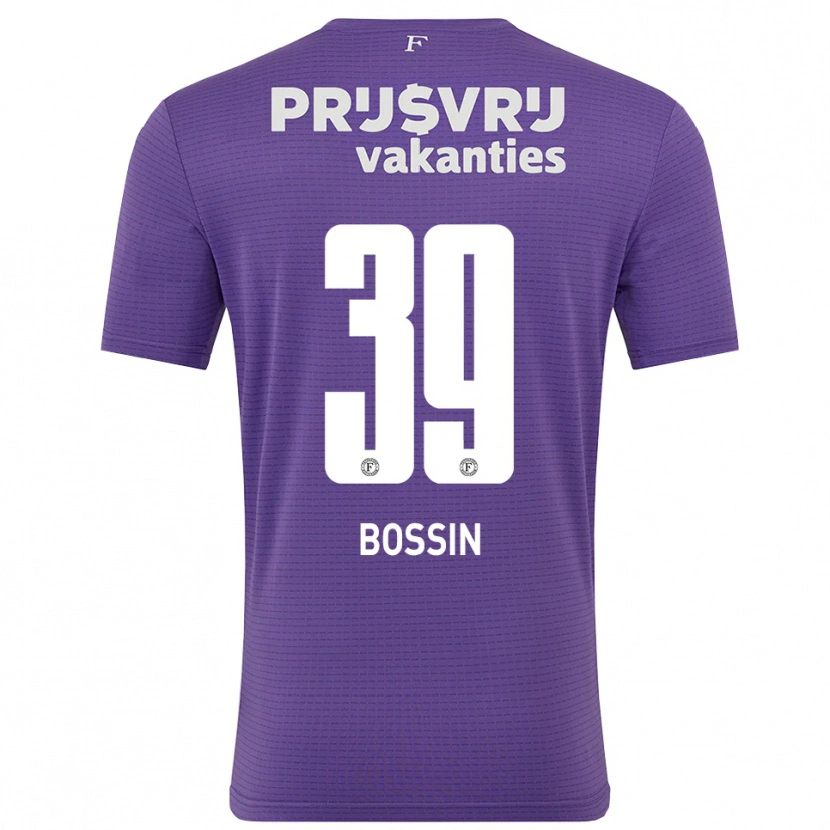 Danxen Kinderen Liam Bossin #39 Paars Wit Keepersshirt 2025/26 T-Shirt België