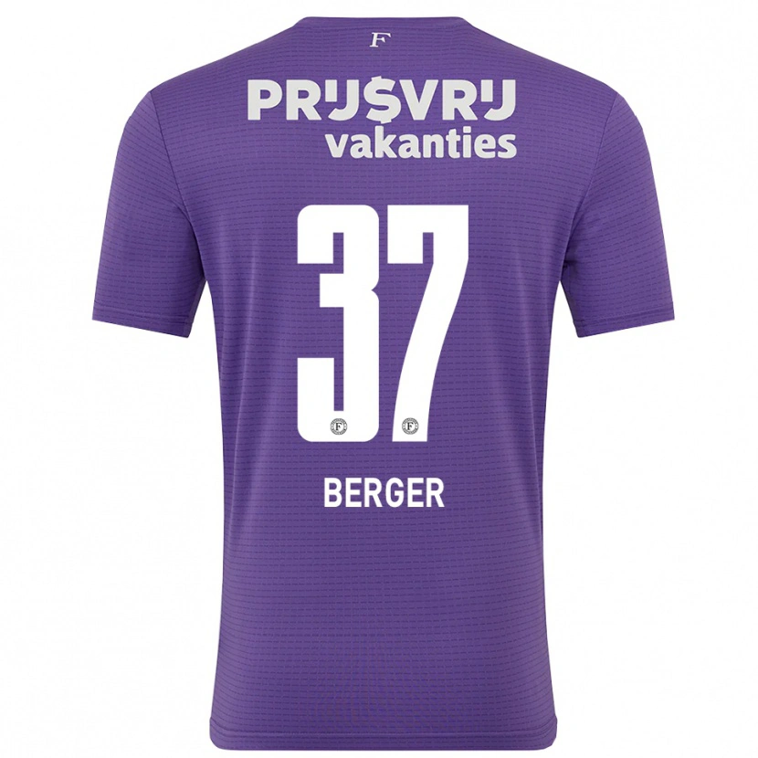 Danxen Kinderen Mannou Berger #37 Paars Wit Keepersshirt 2025/26 T-Shirt België
