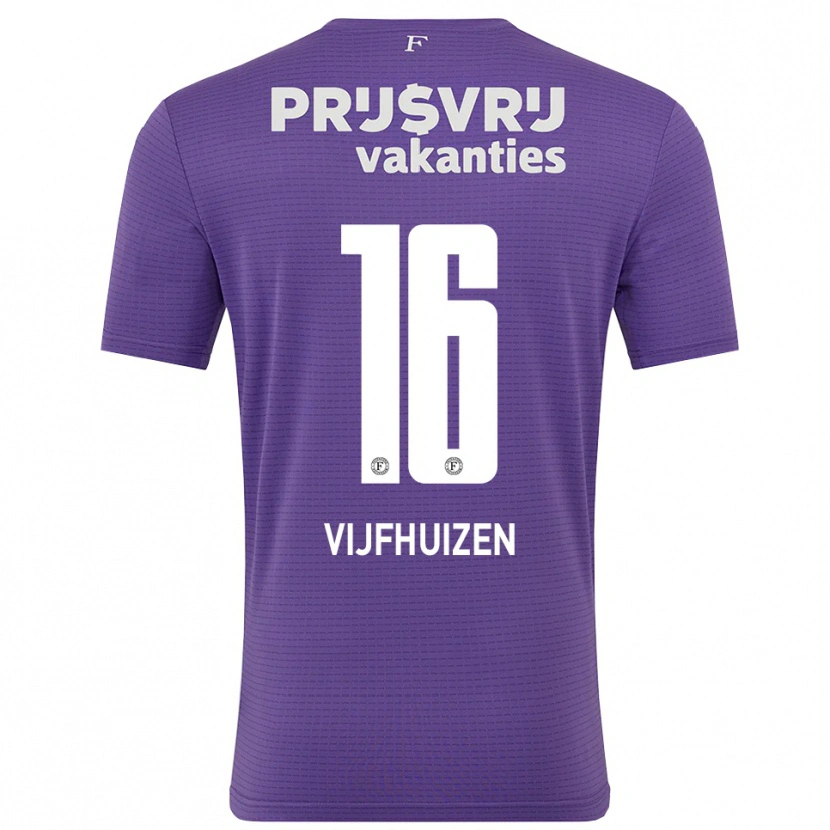 Danxen Kinderen Beer Vijfhuizen #16 Paars Wit Keepersshirt 2025/26 T-Shirt België