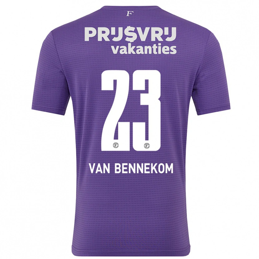 Danxen Kinderen Duron van Bennekom #23 Paars Wit Keepersshirt 2025/26 T-Shirt België