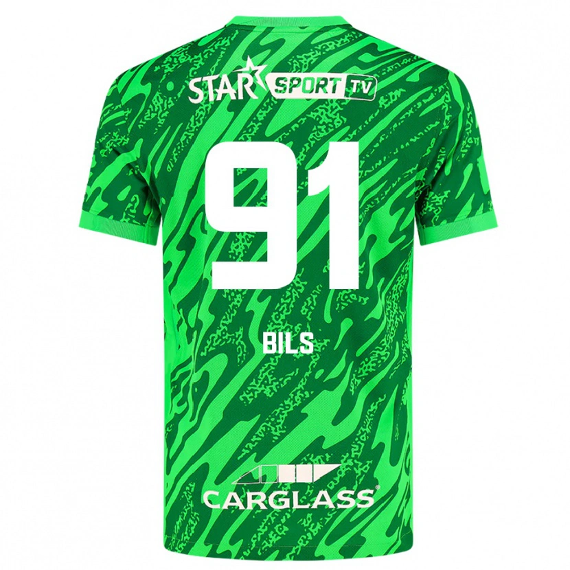 Danxen Kinderen Elise Bils #91 Diepgroen Wit Keepersshirt 2025/26 T-Shirt België