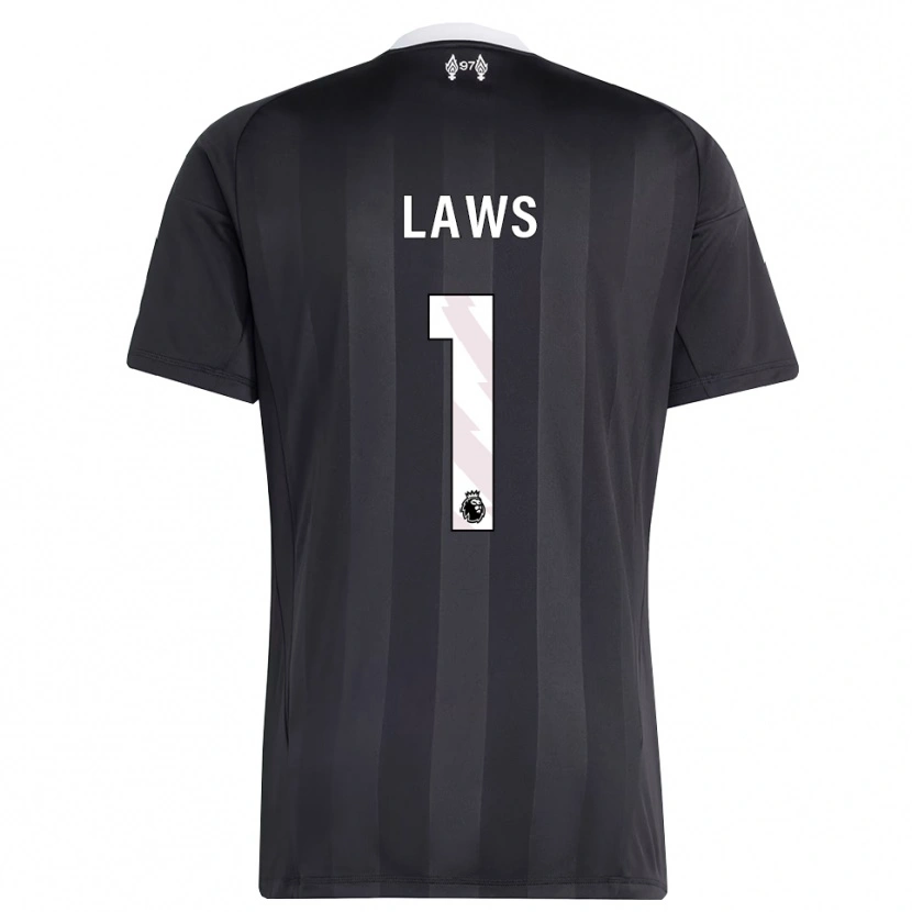 Danxen Kinderen Rachael Laws #1 Zwart Wit Keepersshirt 2025/26 T-Shirt België