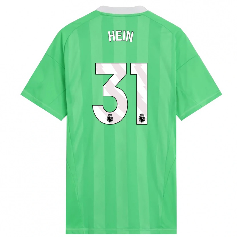 Danxen Kinderen Karl Hein #31 Lichtgroen Wit Keepersshirt 2025/26 T-Shirt België
