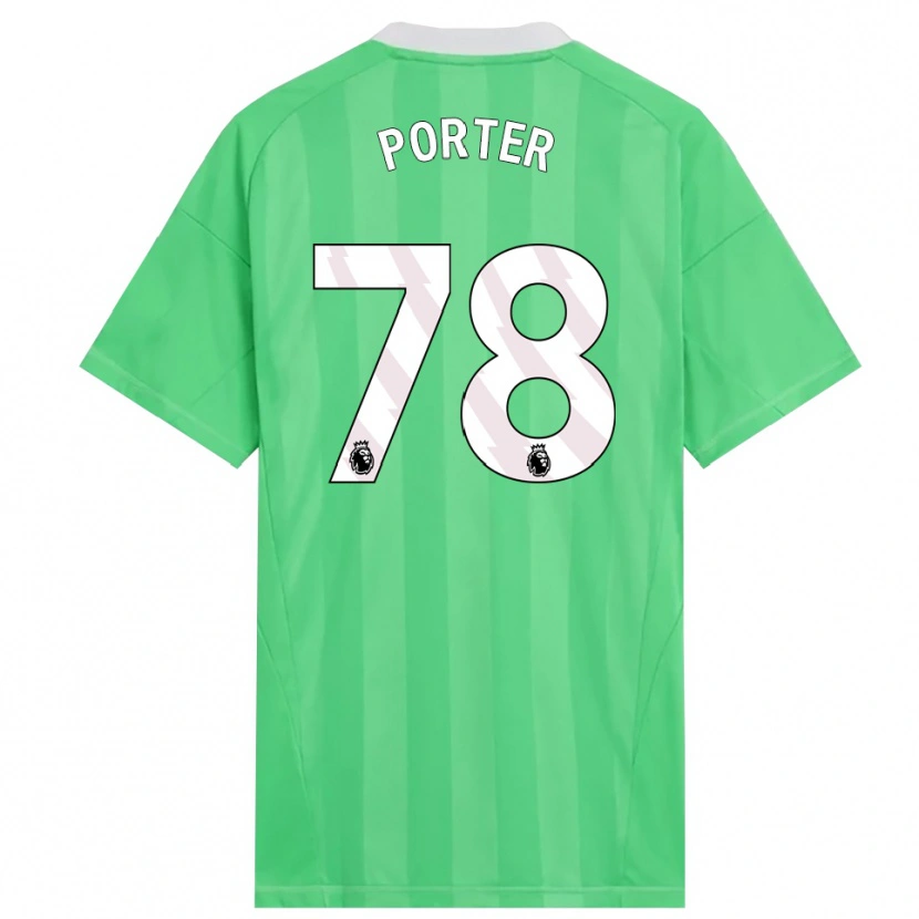 Danxen Kinderen Jack Porter #78 Lichtgroen Wit Keepersshirt 2025/26 T-Shirt België