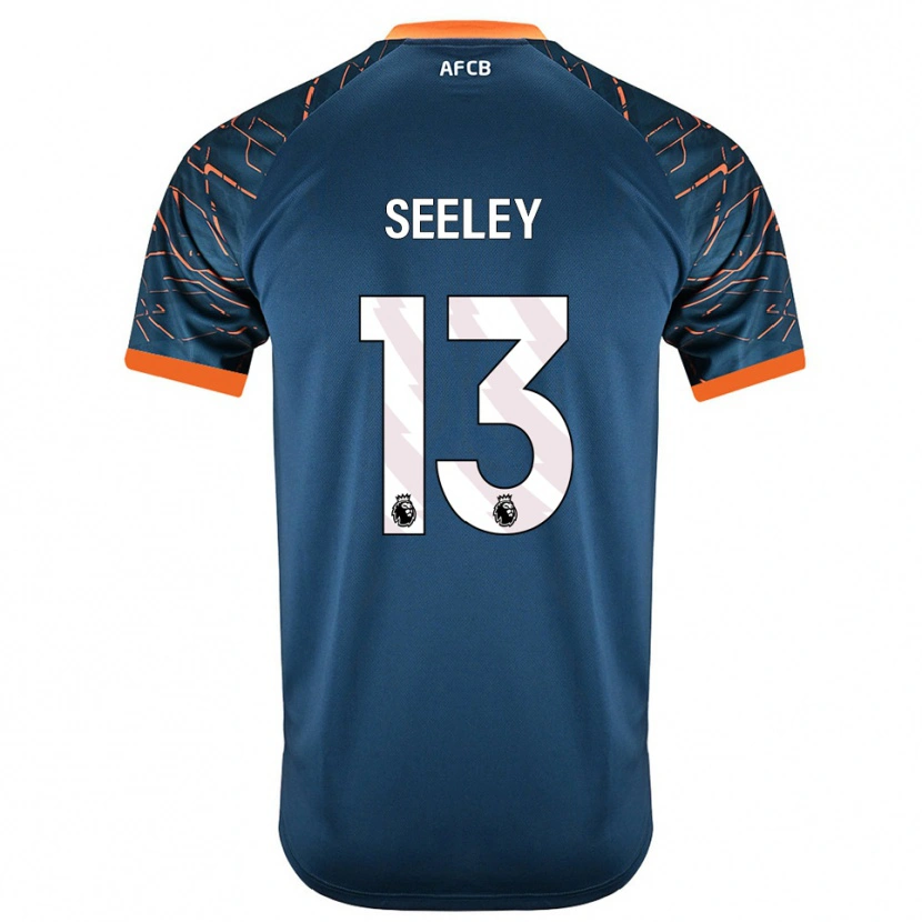 Danxen Kinderen Will Seeley #13 Donker Leisteen Blauw Keepersshirt 2025/26 T-Shirt België