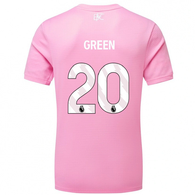 Danxen Kinderen Etienne Green #20 Roze Wit Keepersshirt 2025/26 T-Shirt België