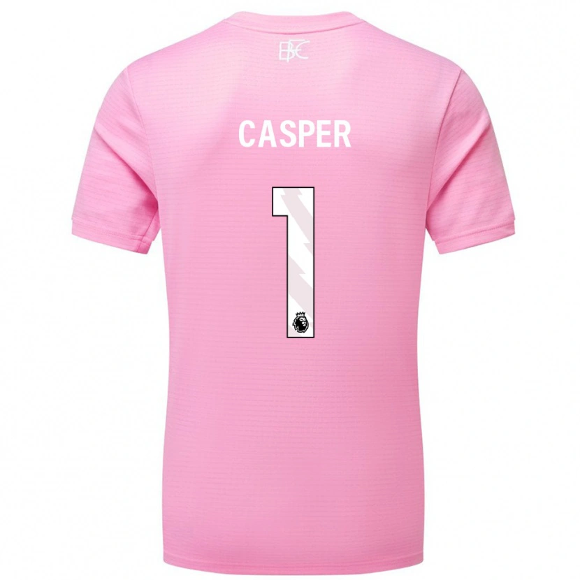Danxen Kinderen Charlie Casper #1 Roze Wit Keepersshirt 2025/26 T-Shirt België