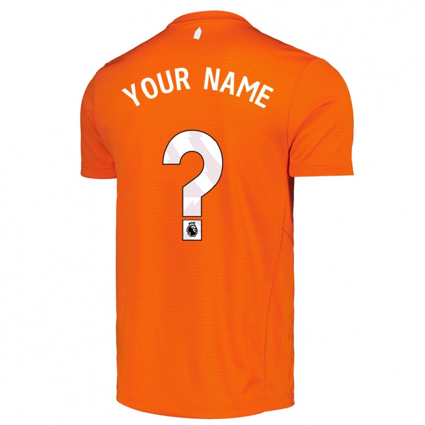 Danxen Kinderen Everton FC Oranje Zwart Keepersshirt 2025/26 T-Shirt België