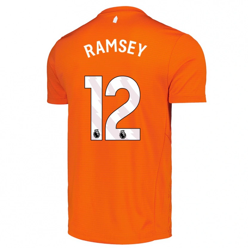 Danxen Kinderen Emily Ramsey #12 Oranje Zwart Keepersshirt 2025/26 T-Shirt België