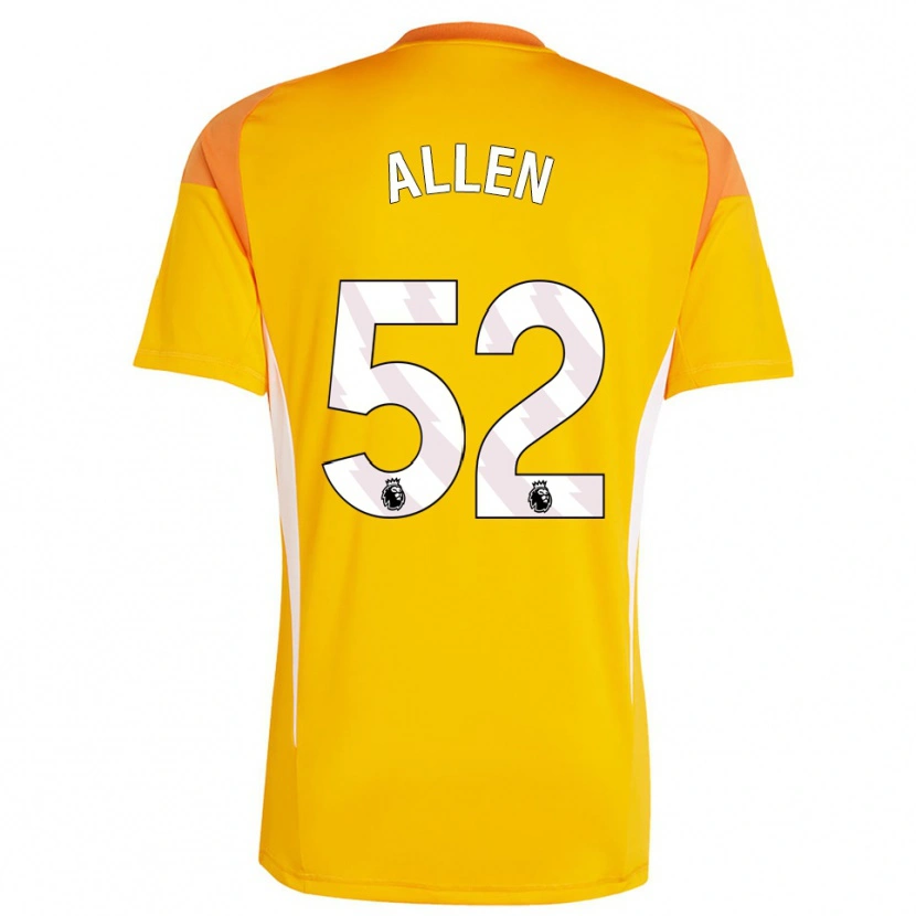 Danxen Kinderen Michael Allen #52 Oranje Wit Keepersshirt 2025/26 T-Shirt België
