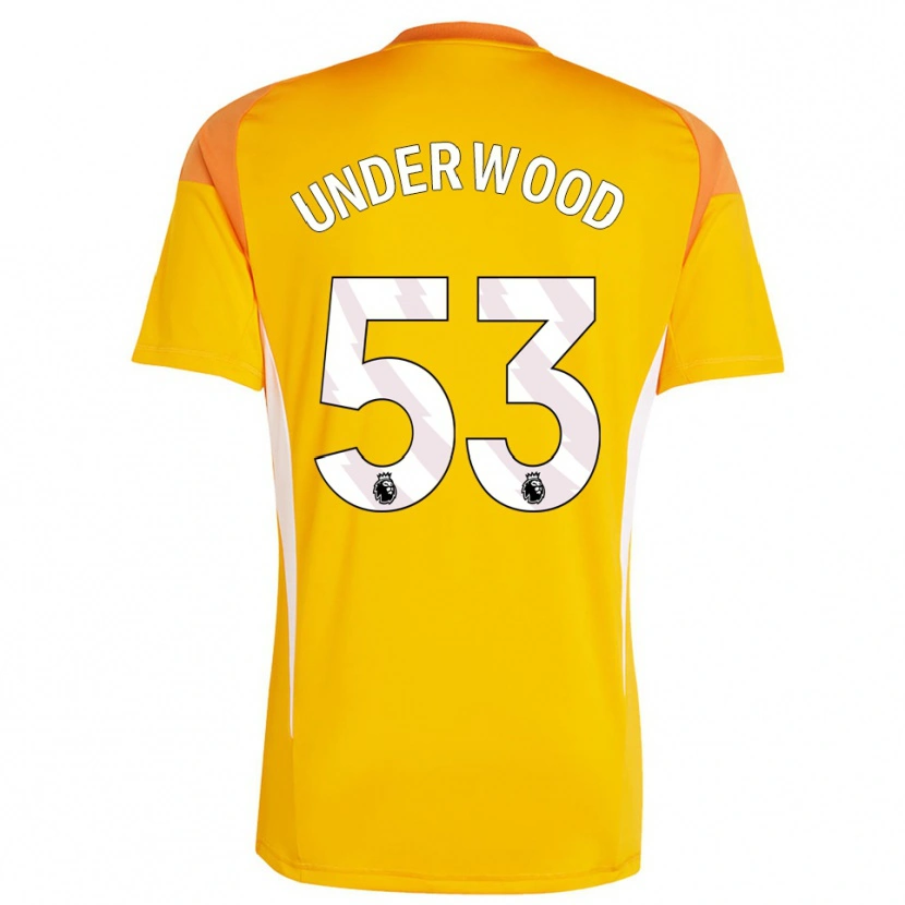 Danxen Kinderen Marco Underwood #53 Oranje Wit Keepersshirt 2025/26 T-Shirt België